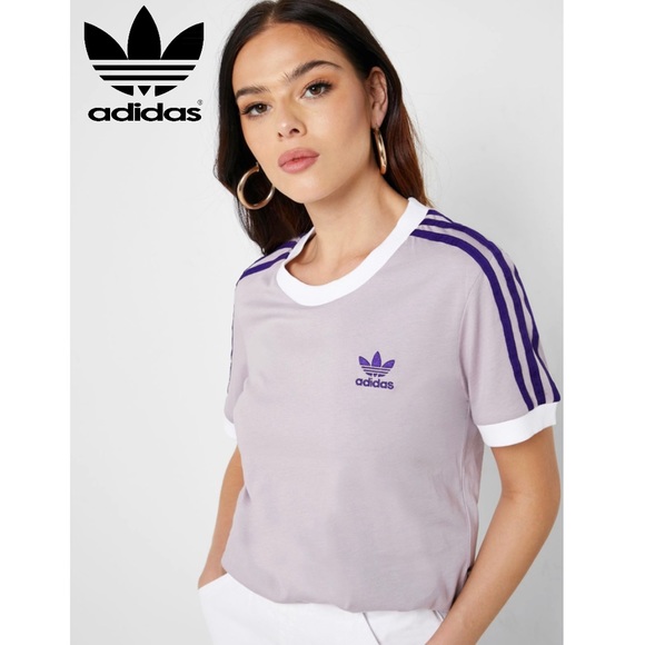 adidas 3 stripe shirt